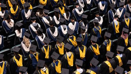 NCI graduates in graduation ceremony